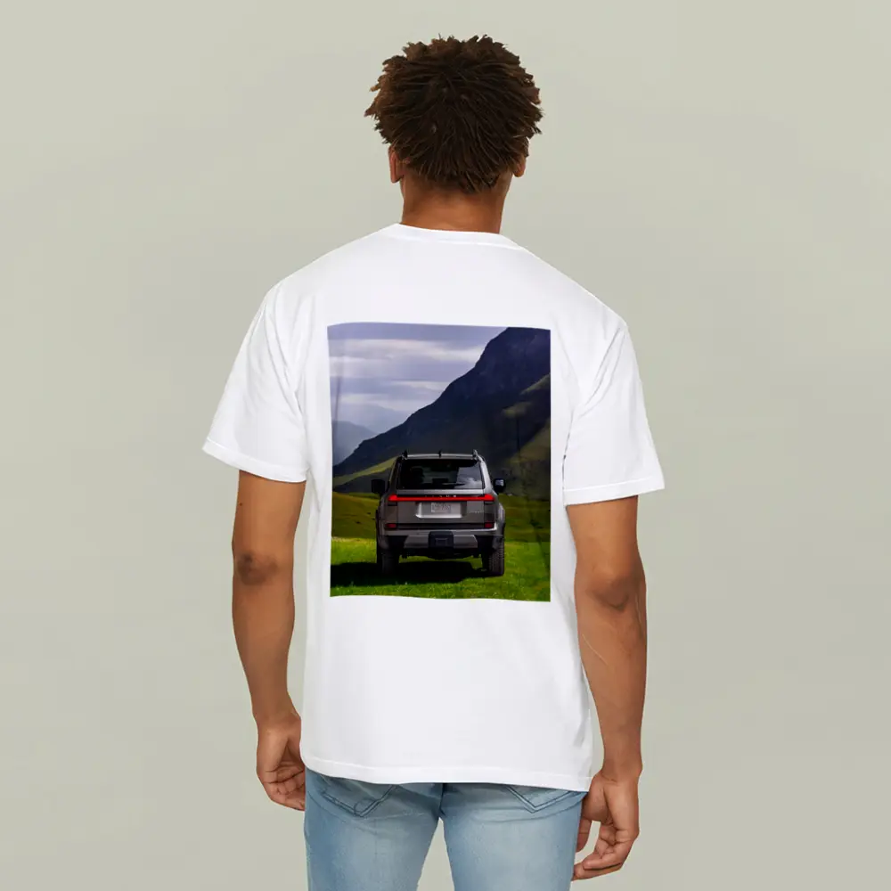 Lexus GX SUV Green Mountain Landscape – T-Shirts