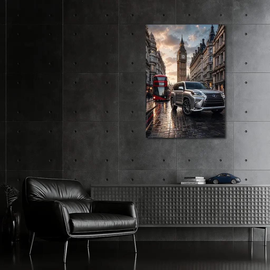 Lexus GX SUV Big Ben London Street – Wall Art
