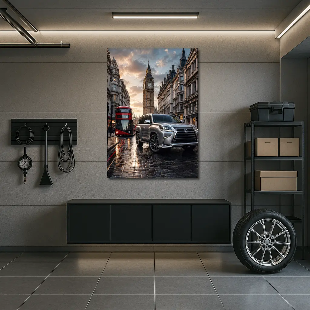 Lexus GX SUV Big Ben London Street – Wall Art
