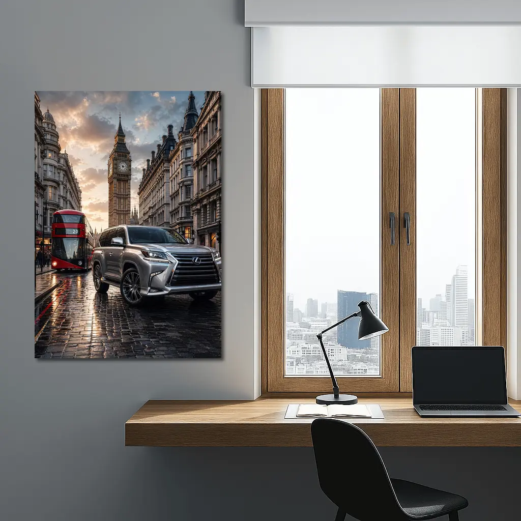 Lexus GX SUV Big Ben London Street – Wall Art