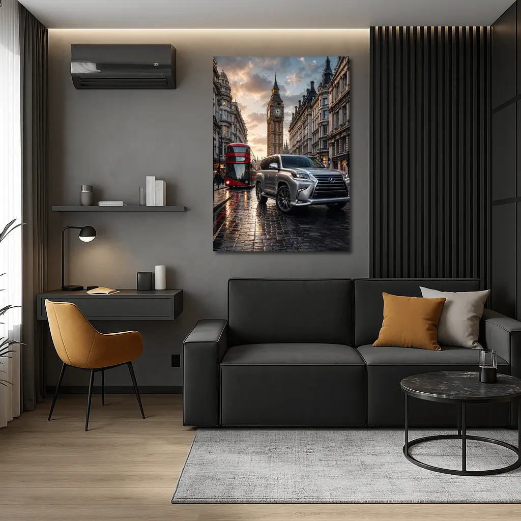 Lexus GX SUV Big Ben London Street – Wall Art