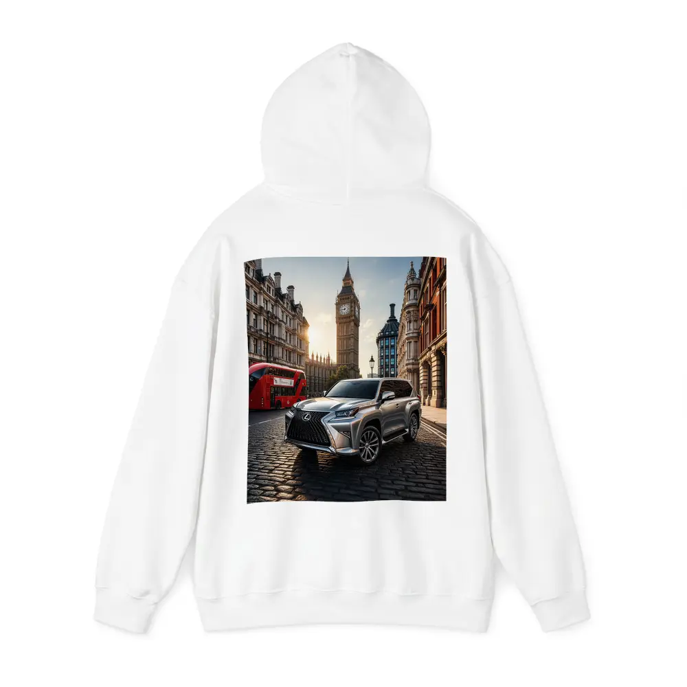 Lexus GX Silver SUV London Big Ben – Hoodies