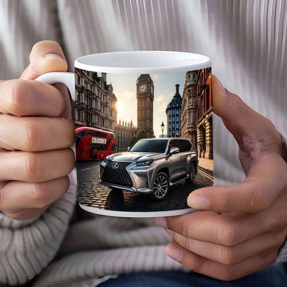 Lexus GX Silver SUV London Big Ben – Mugs