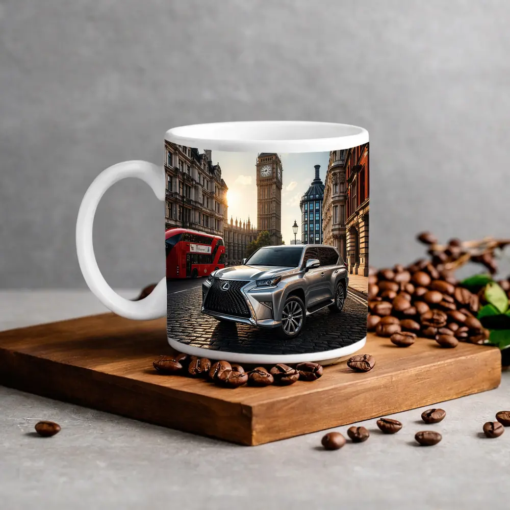 Lexus GX Silver SUV London Big Ben – Mugs