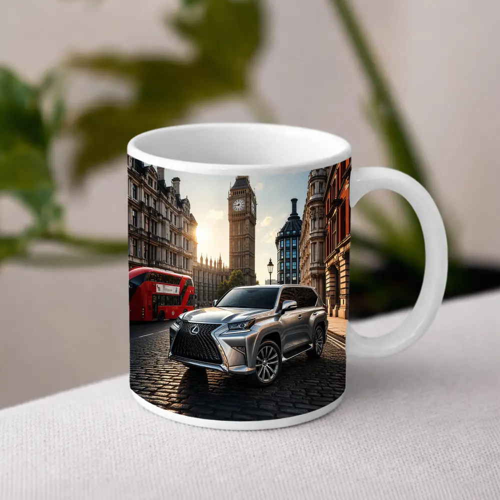 Lexus GX Silver SUV London Big Ben – Mugs