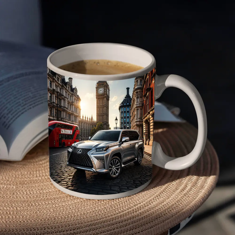 Lexus GX Silver SUV London Big Ben – Mugs