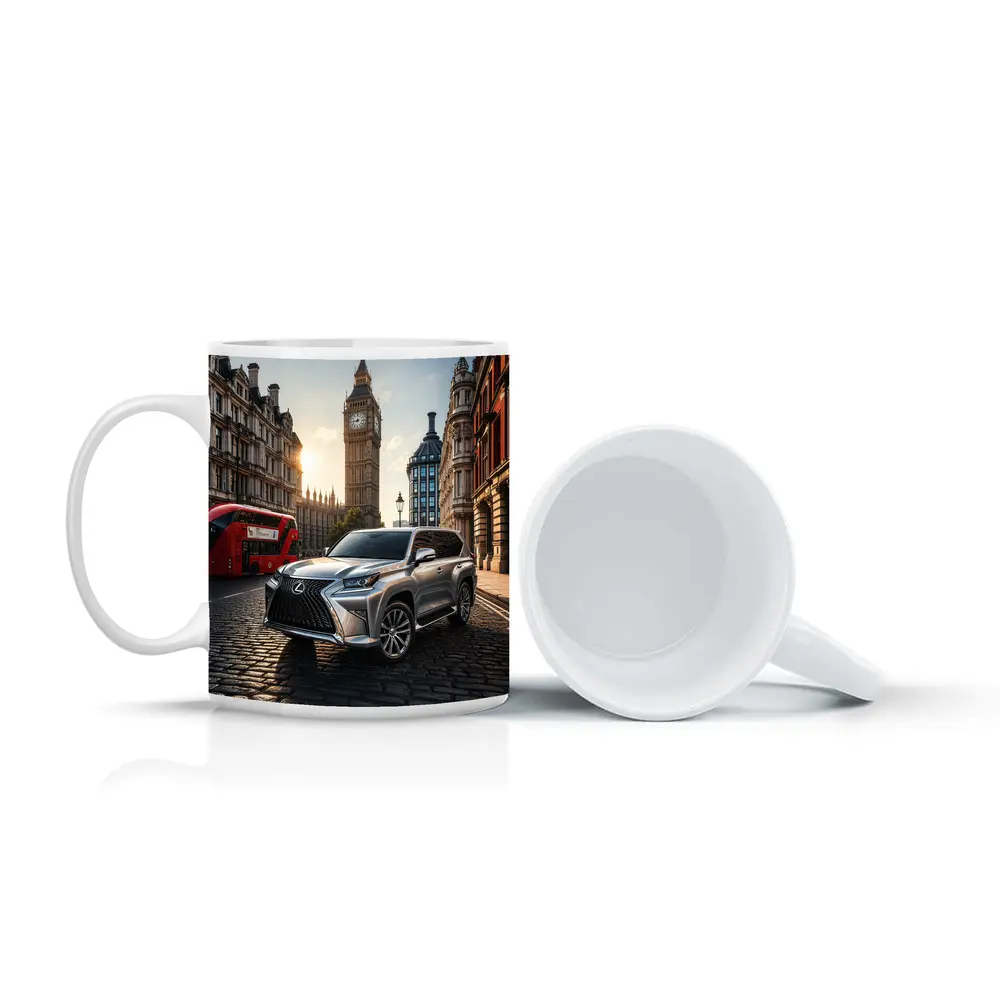 Lexus GX Silver SUV London Big Ben – Mugs