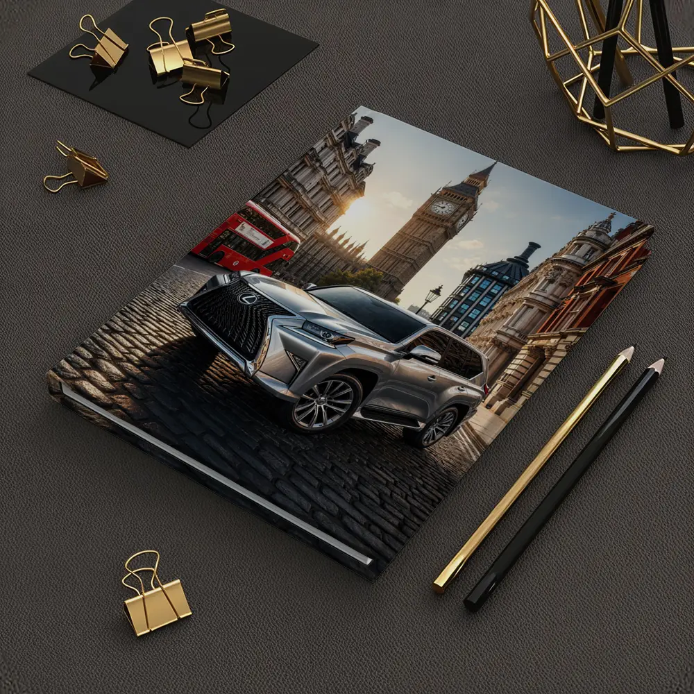 Lexus GX Silver SUV London Big Ben – Notebooks