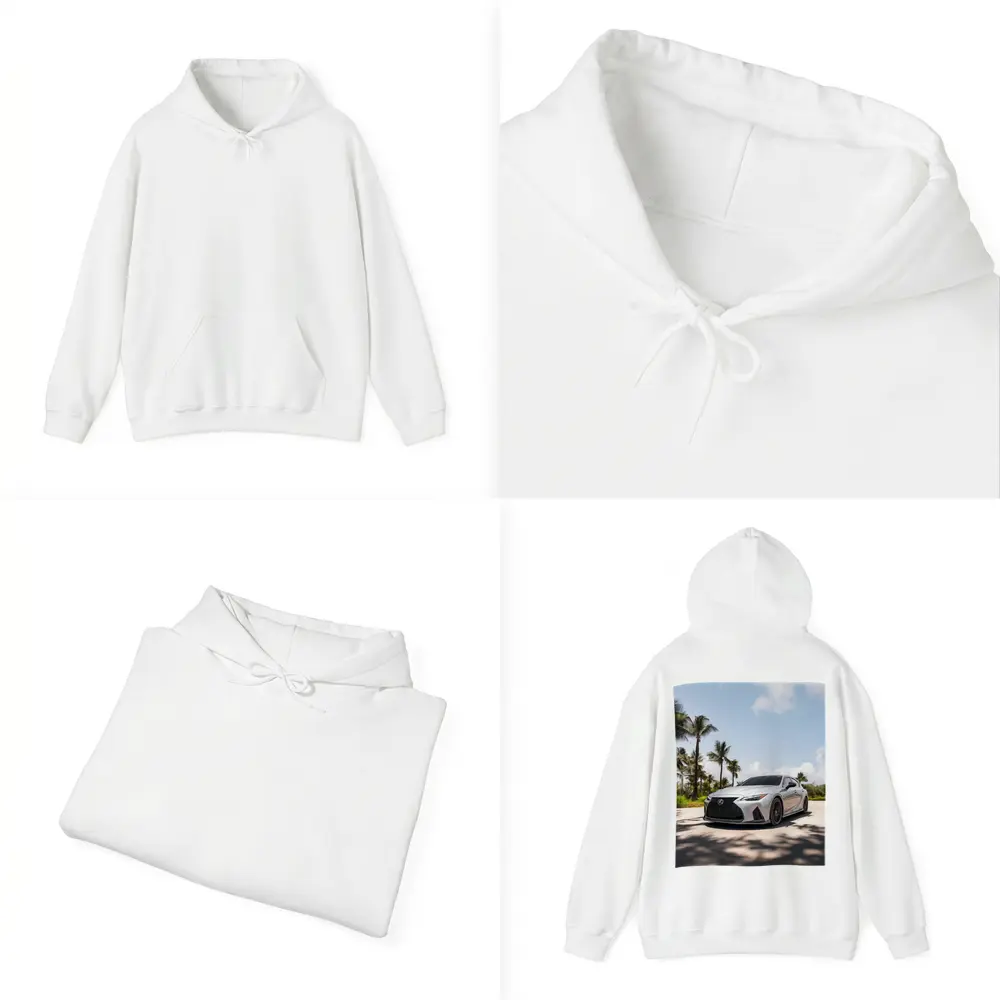 Lexus IS Silver Sports Sedan Palm Trees – Hoodies