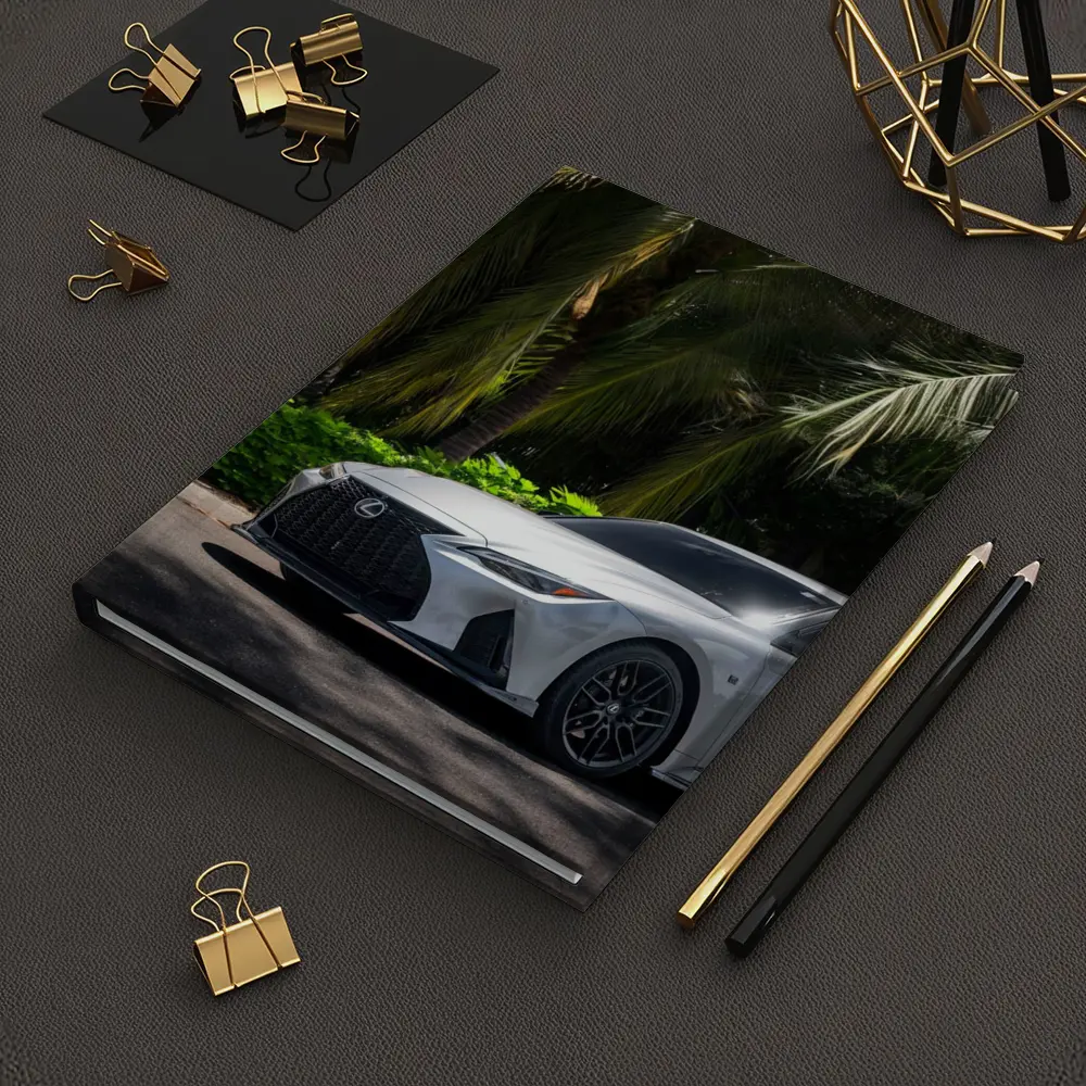 Lexus IS 500 Parked Under Tropical Palms – Notebooks