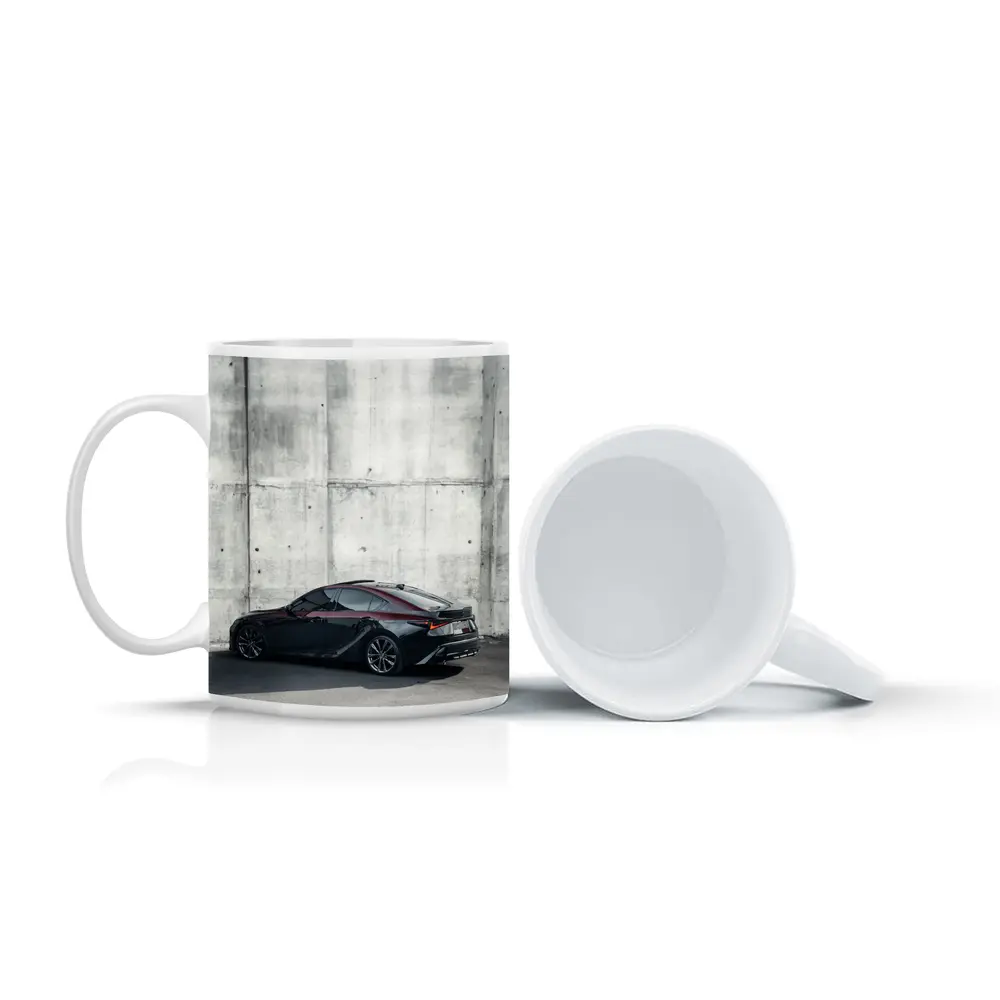 Lexus IS F Sport Black Concrete Wall – Mugs