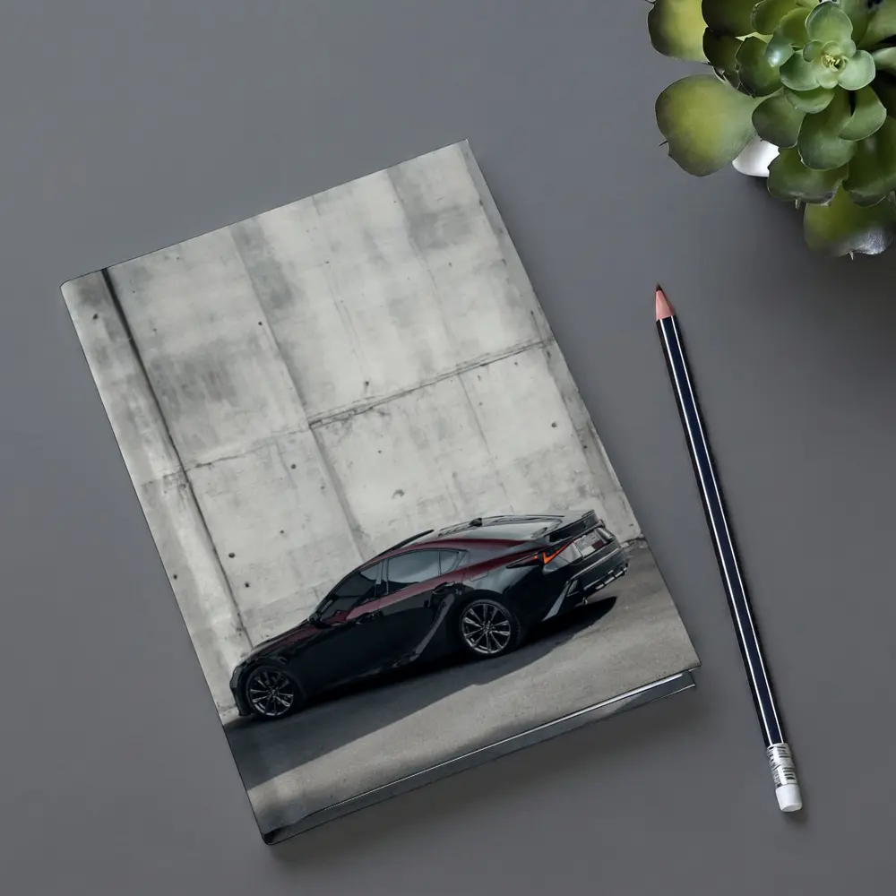 Lexus IS F Sport Black Concrete Wall – Notebooks