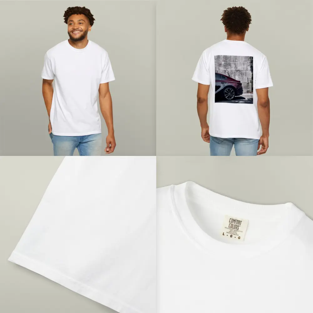 Lexus IS Rear View Against Concrete Wall – T-Shirts