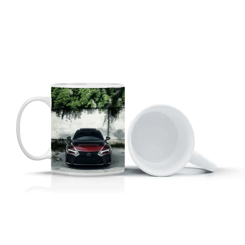 Lexus IS F Sport Dark Red Front View – Mugs
