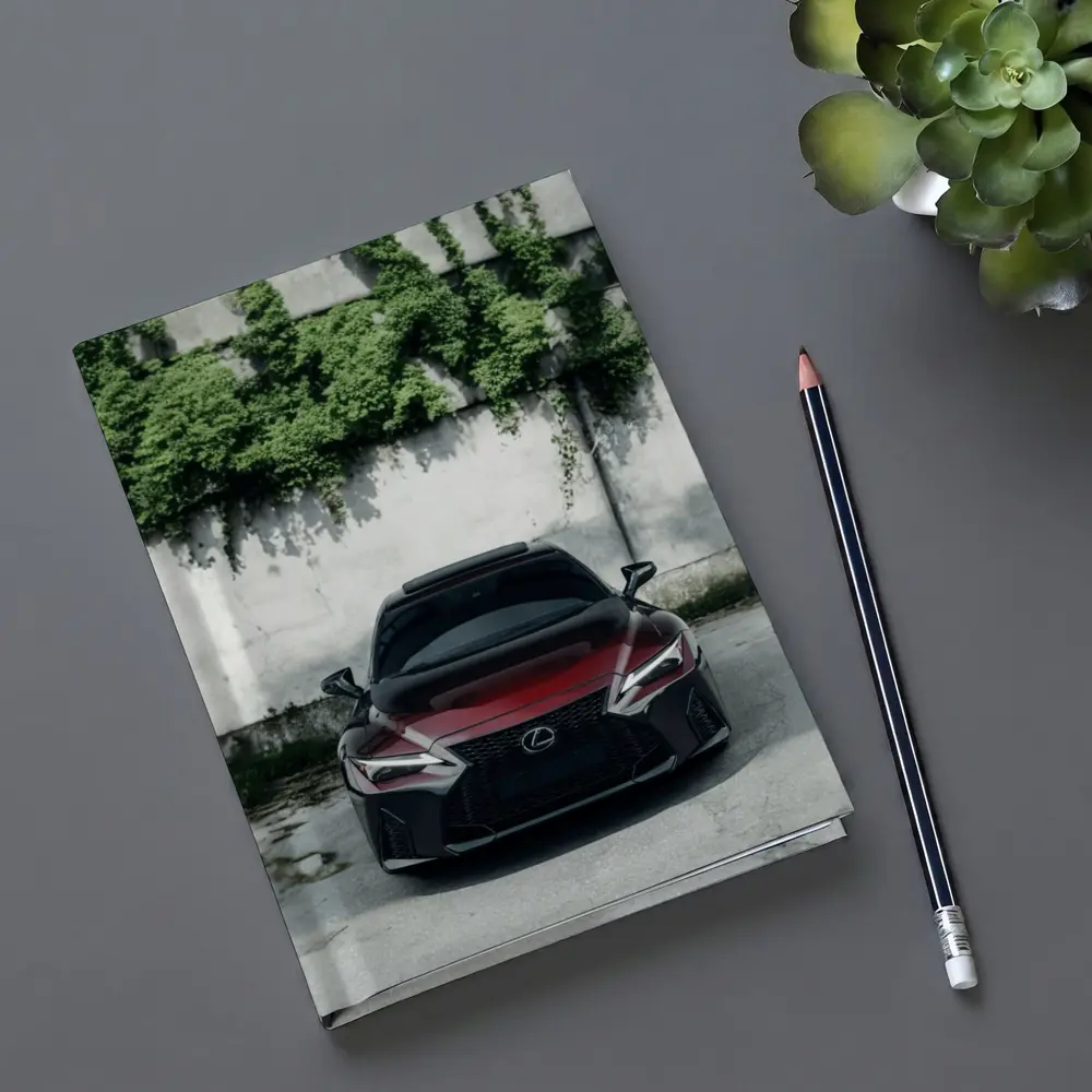 Lexus IS F Sport Dark Red Front View – Notebooks