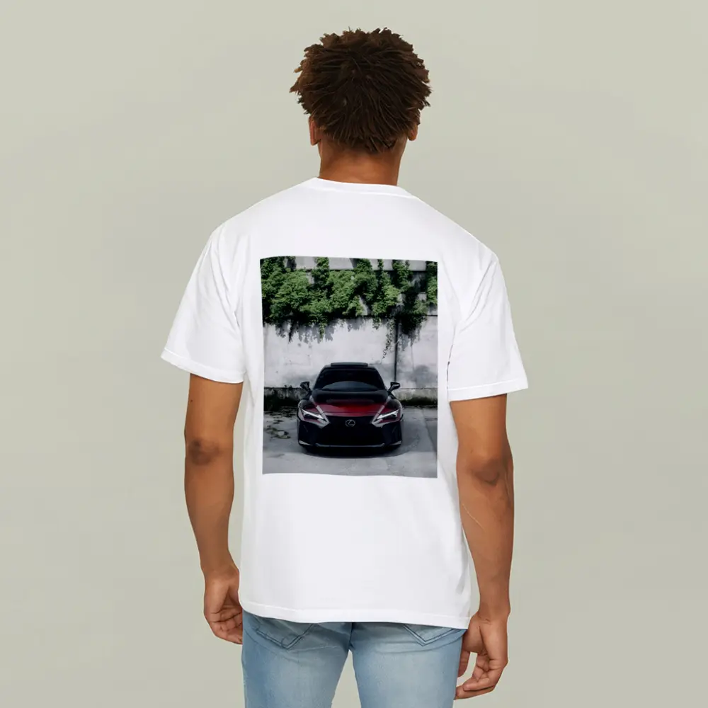 Lexus IS F Sport Dark Red Front View – T-Shirts
