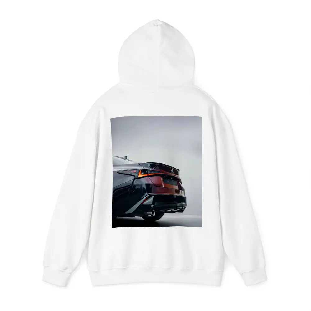Lexus IS Rear Studio Gray Background – Hoodies