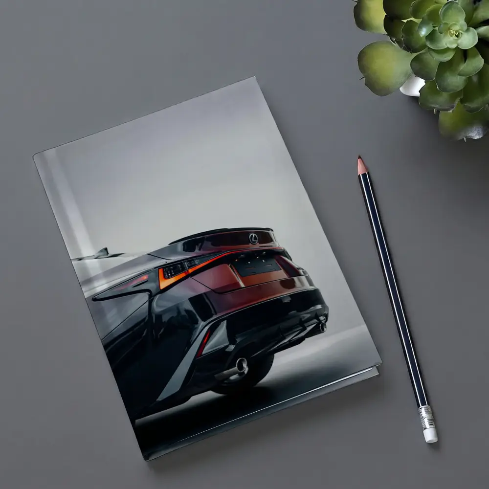 Lexus IS Rear Studio Gray Background – Notebooks