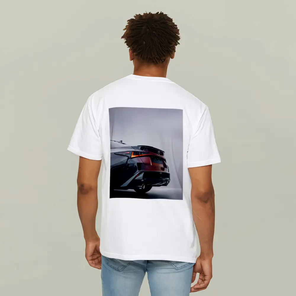 Lexus IS Rear Studio Gray Background – T-Shirts