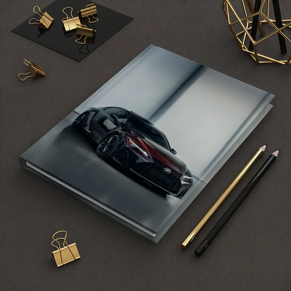 Lexus IS Dark Red Studio Garage Shot – Notebooks