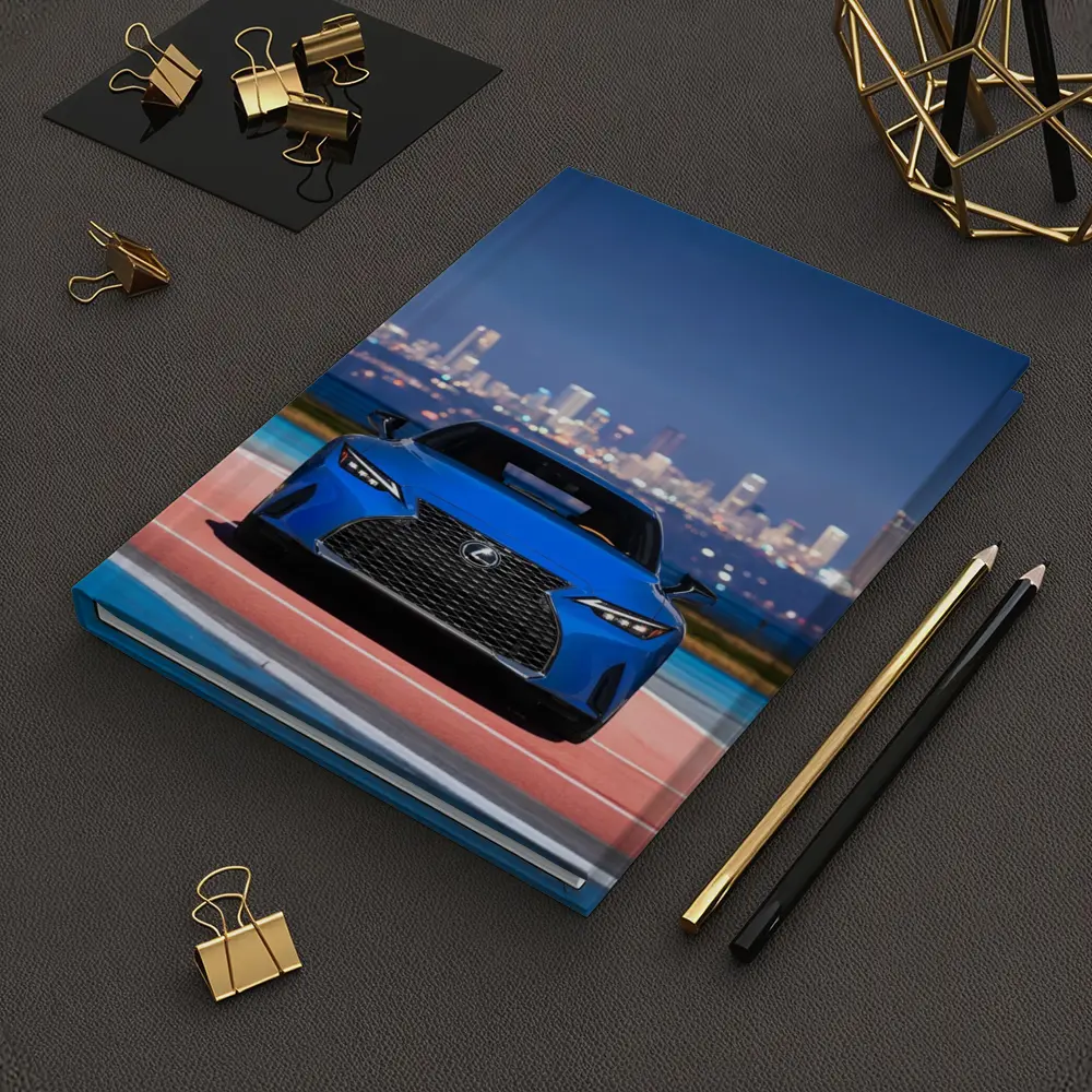 Lexus IS Blue Front View City Night – Notebooks