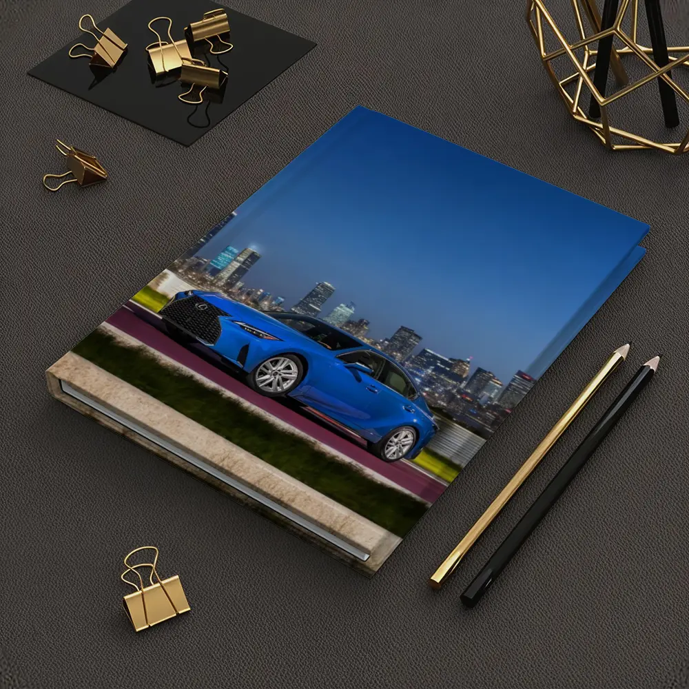 Lexus IS Blue Sedan City Skyline Night – Notebooks