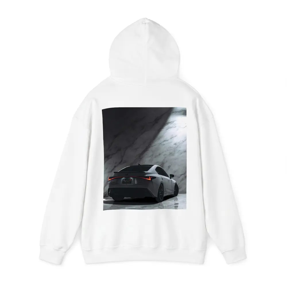 Lexus IS Rear View Marble Background – Hoodies