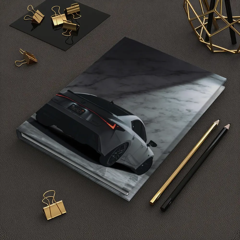 Lexus IS Rear View Marble Background – Notebooks