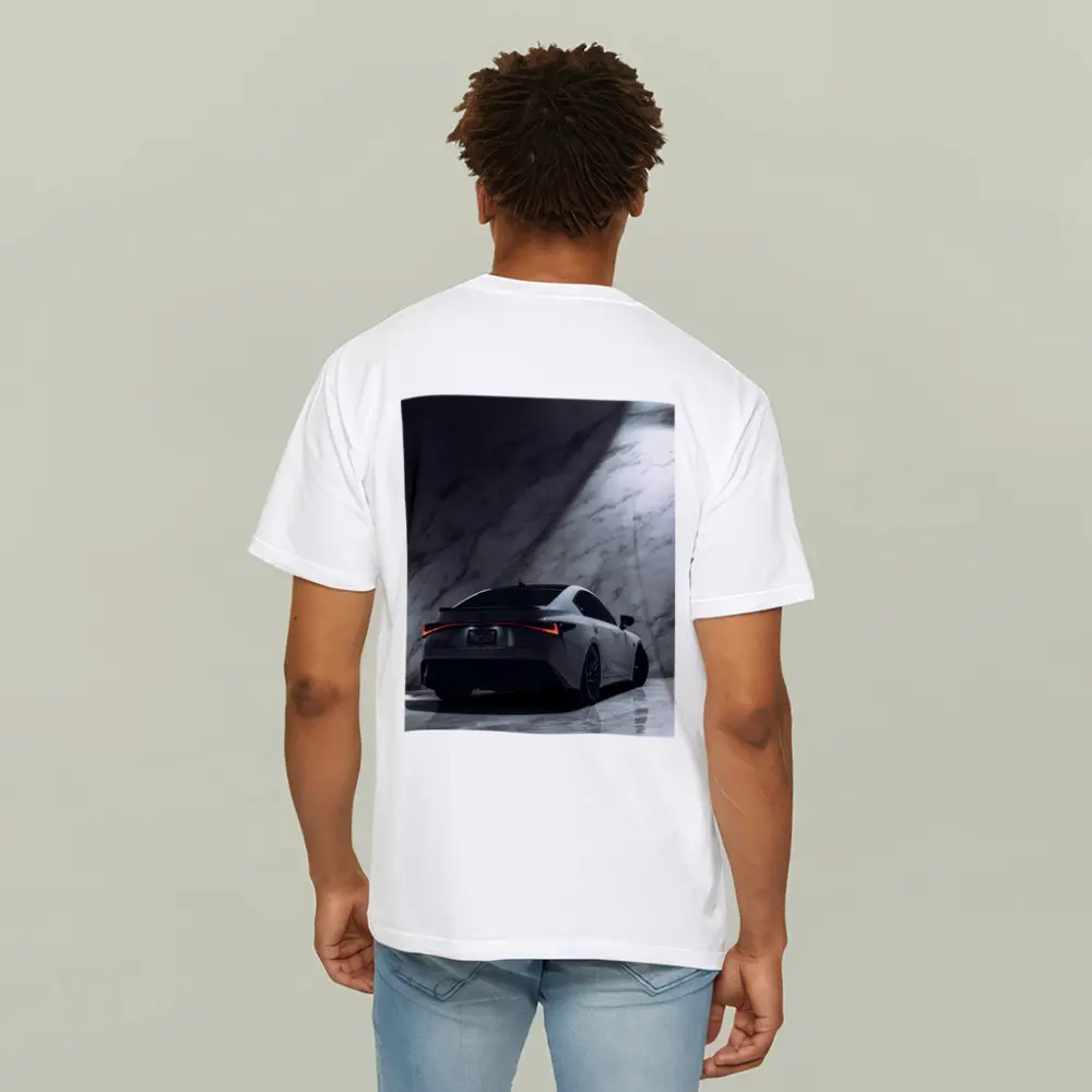 Lexus IS Rear View Marble Background – T-Shirts
