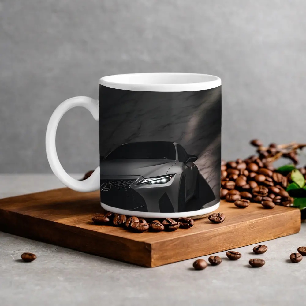 Lexus IS Matte Gray Marble Background – Mugs
