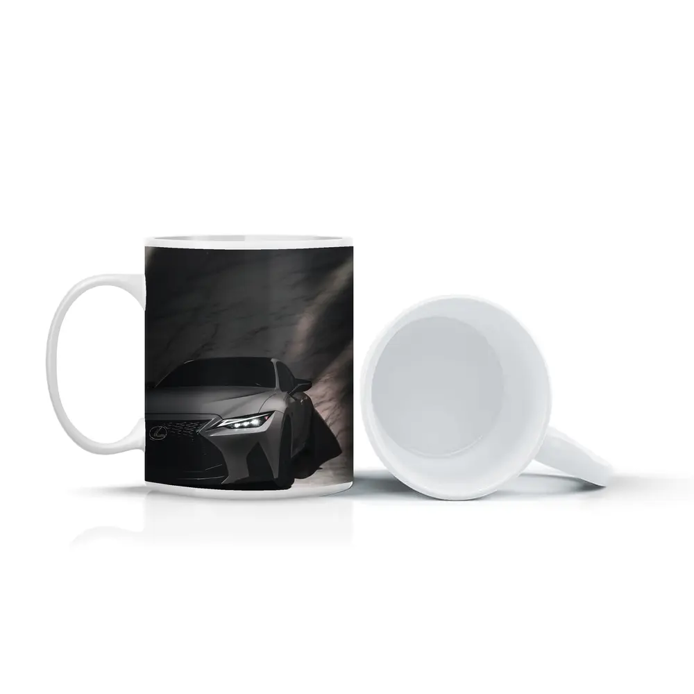 Lexus IS Matte Gray Marble Background – Mugs