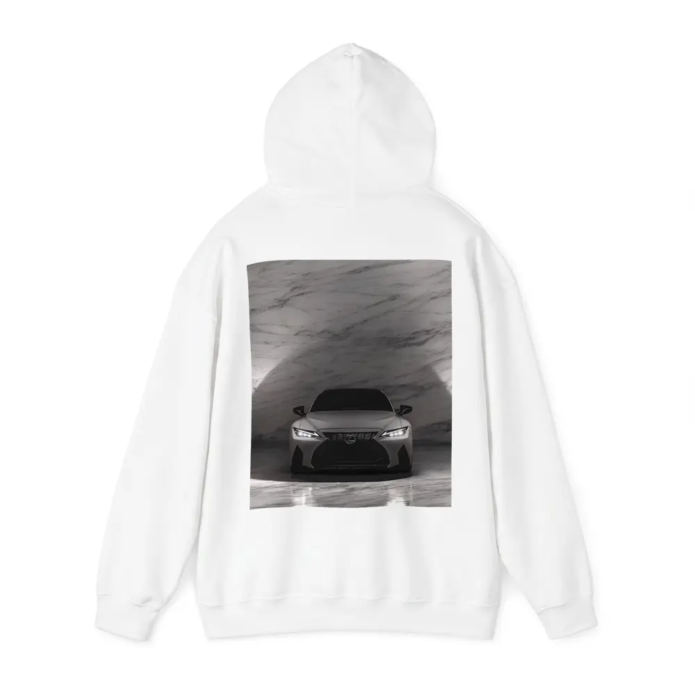 Lexus IS Matte Gray Marble Tunnel Front – Hoodies