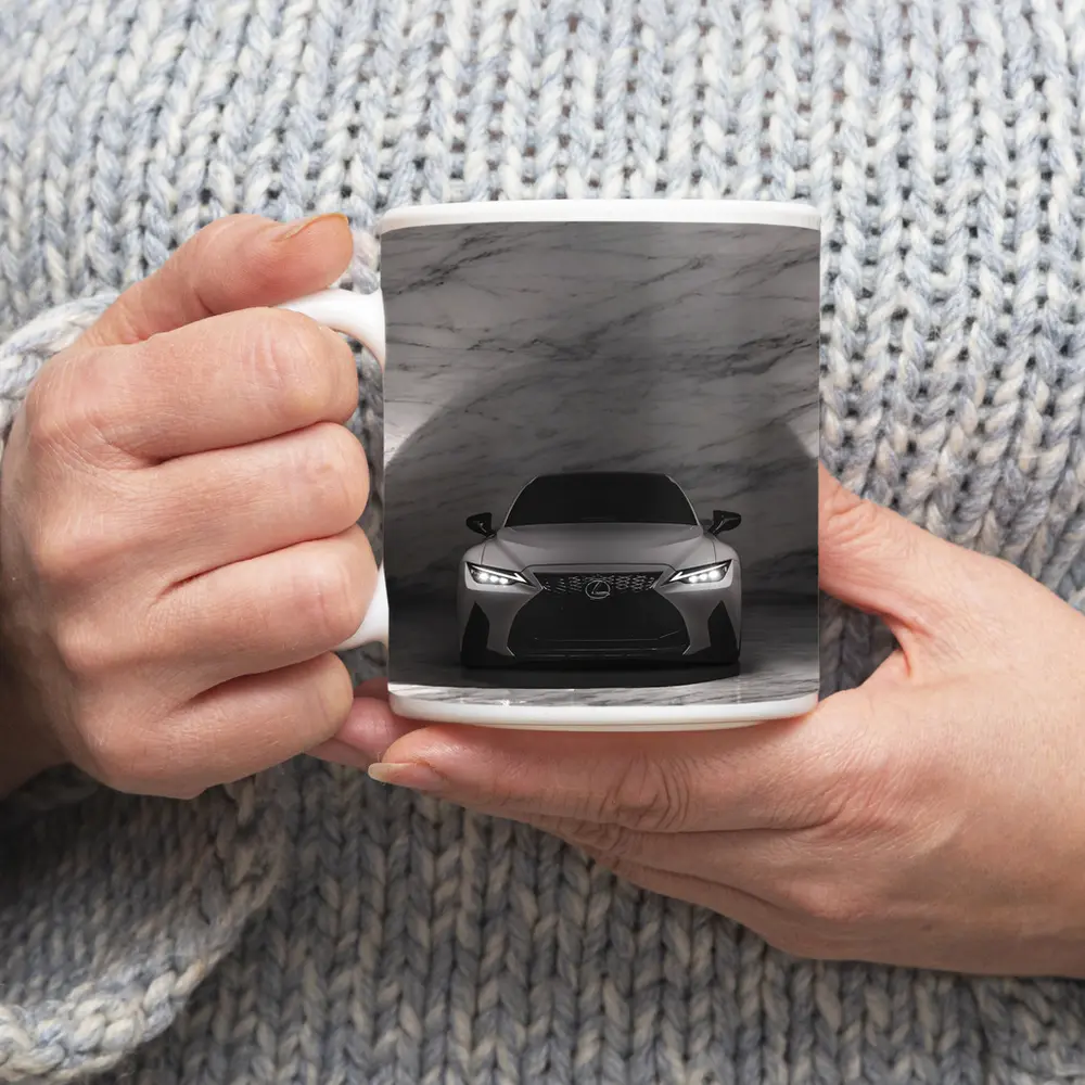 Lexus IS Matte Gray Marble Tunnel Front – Mugs