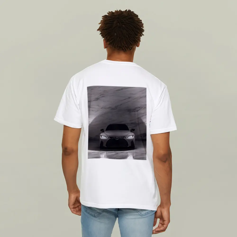 Lexus IS Matte Gray Marble Tunnel Front – T-Shirts