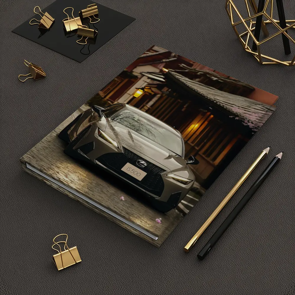 Lexus IS500 on Cobblestone Kyoto Street – Notebooks