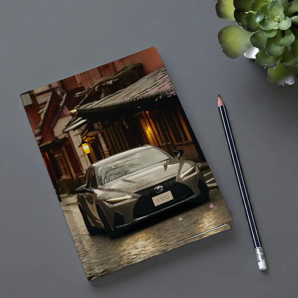 Lexus IS500 on Cobblestone Kyoto Street – Notebooks