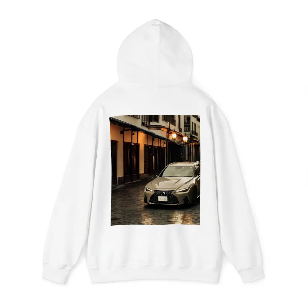 Lexus IS500 Parked On Kyoto Night Street – Hoodies