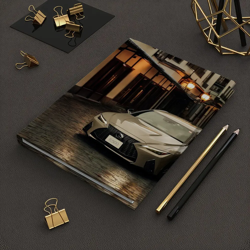 Lexus IS500 Parked On Kyoto Night Street – Notebooks