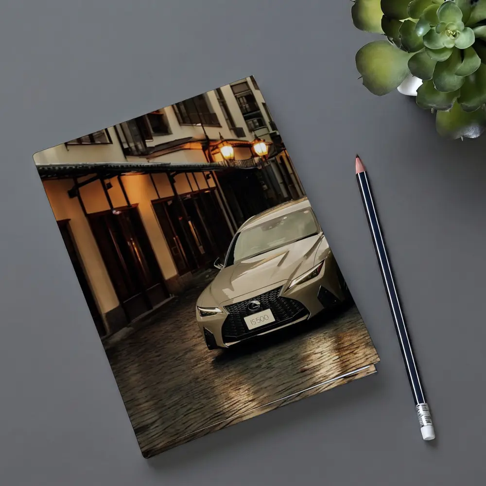 Lexus IS500 Parked On Kyoto Night Street – Notebooks