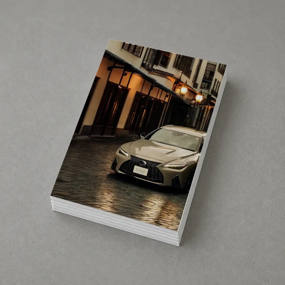 Lexus IS500 Parked On Kyoto Night Street – Postcards