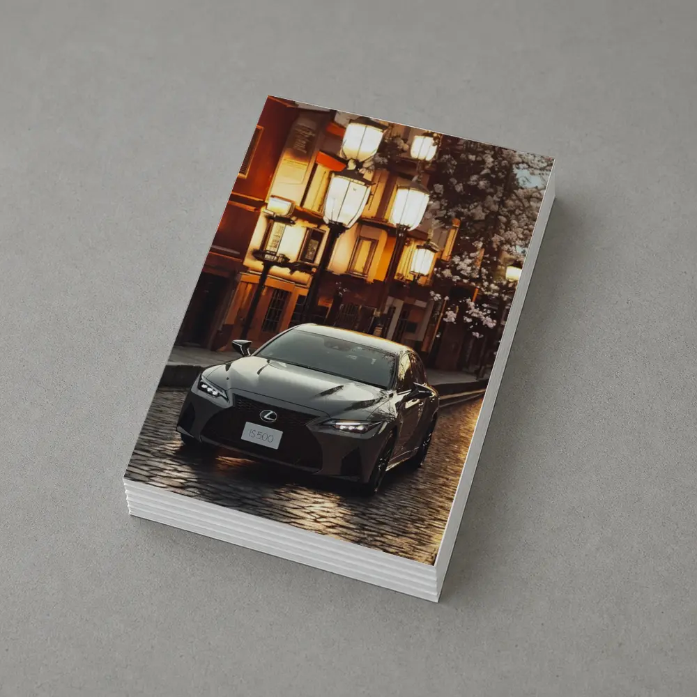 Lexus IS500 Dark Streets Kyoto Night Lights – Postcards