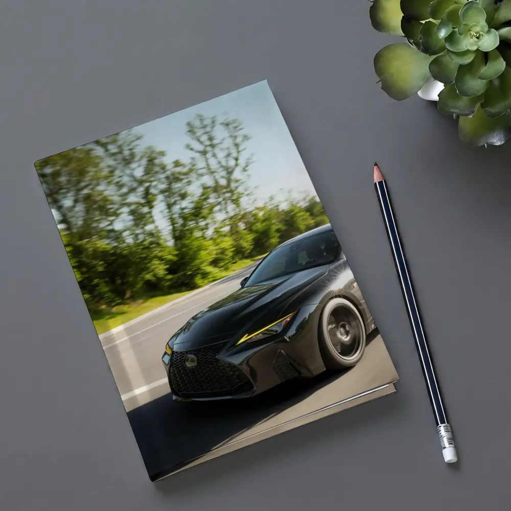 Lexus IS Black Sport Sedan Open Road – Notebooks
