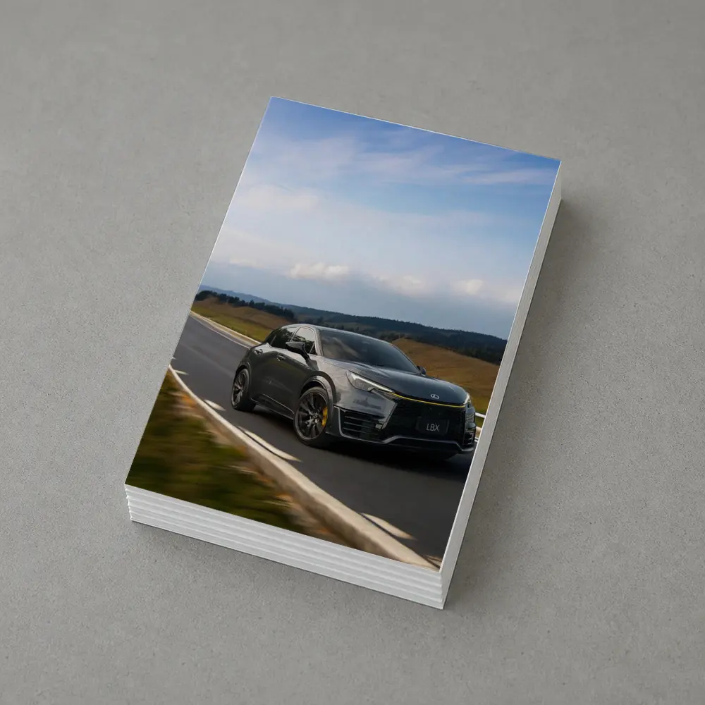 Lexus LBX Driving On Open Road – Postcards