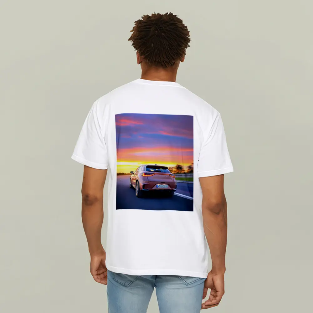 Lexus LBX Driving At Sunset Highway – T-Shirts