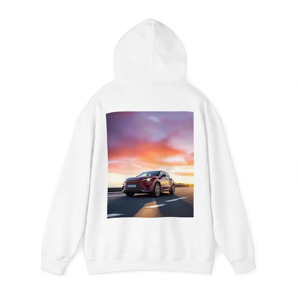 Lexus LBX Red SUV Sunset Drive – Hoodies