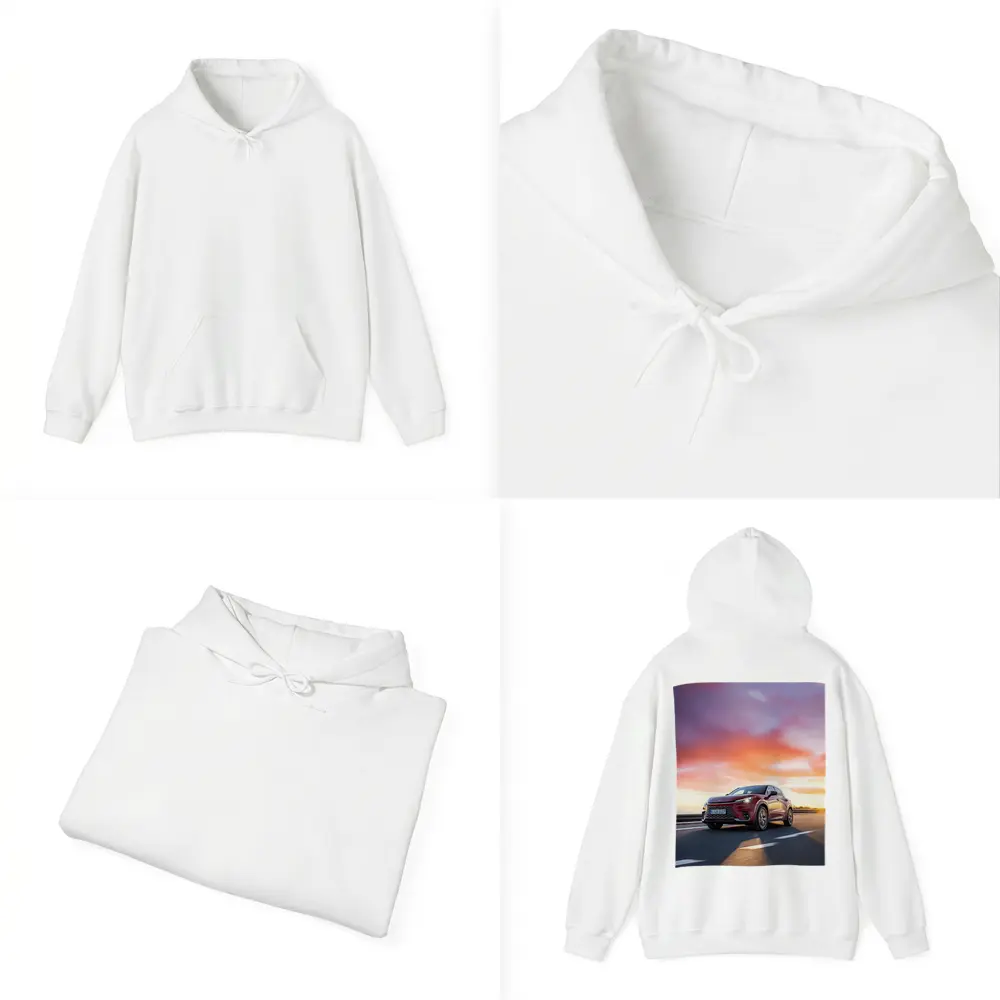 Lexus LBX Red SUV Sunset Drive – Hoodies