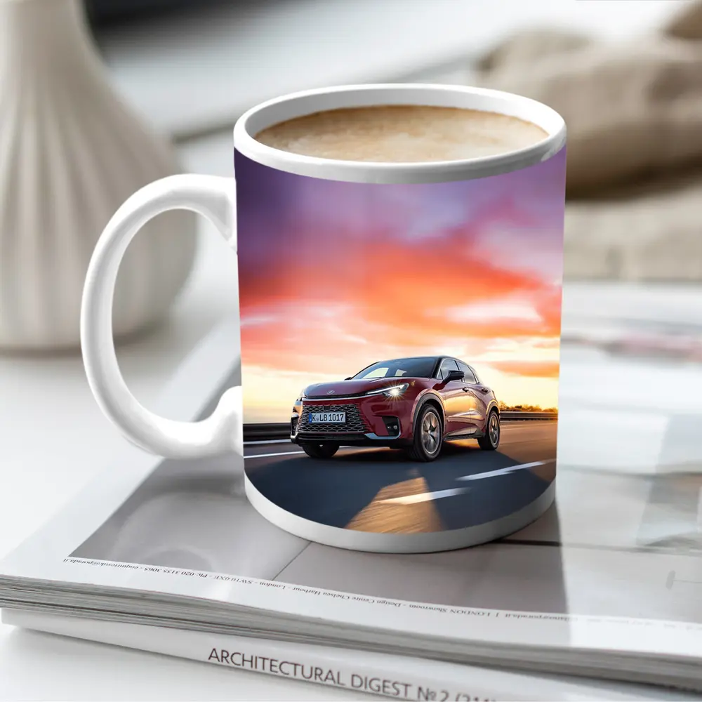 Lexus LBX Red SUV Sunset Drive – Mugs