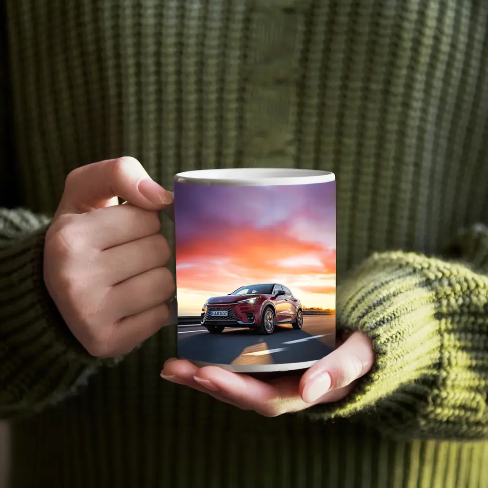 Lexus LBX Red SUV Sunset Drive – Mugs