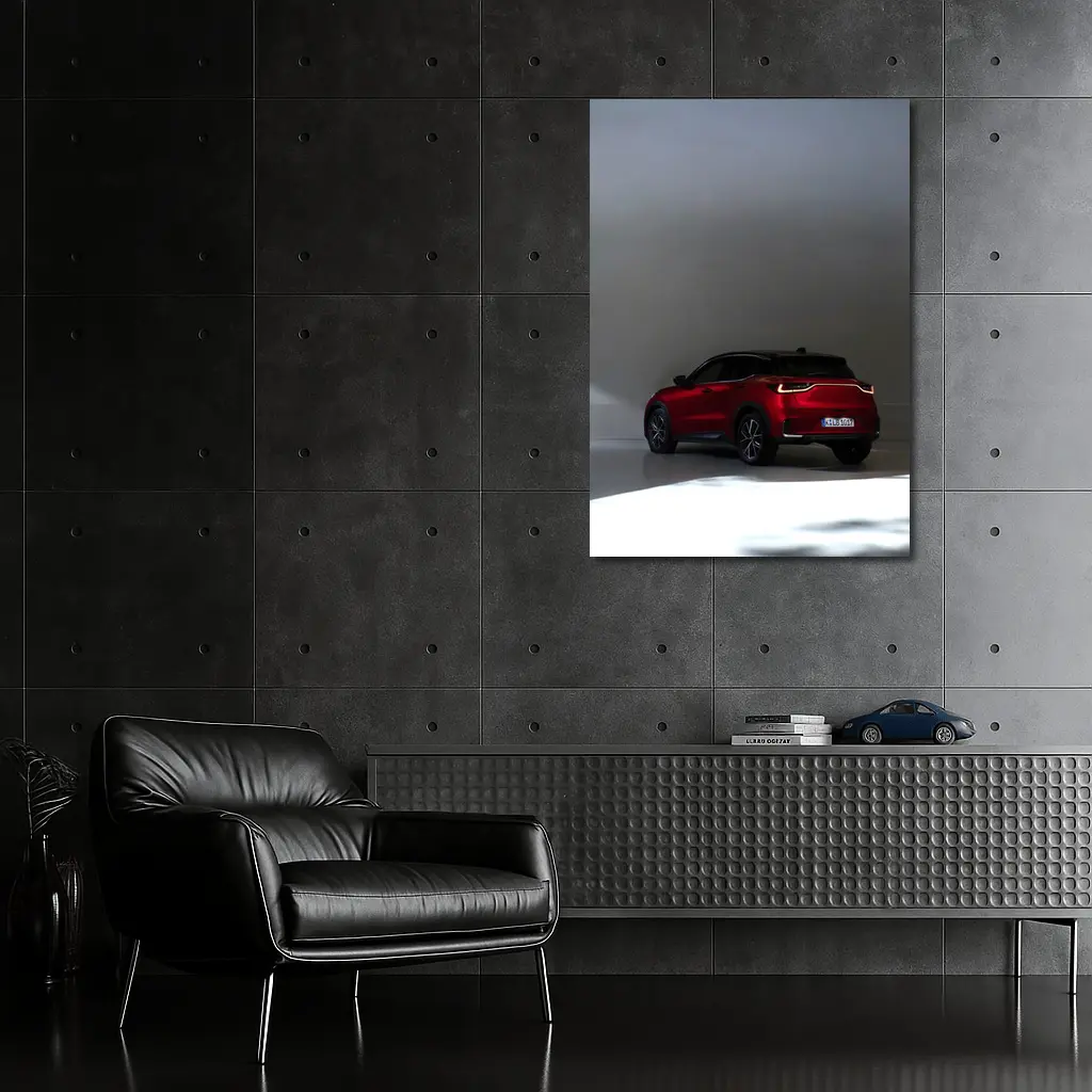 Lexus LBX Red SUV Studio Light – Wall Art