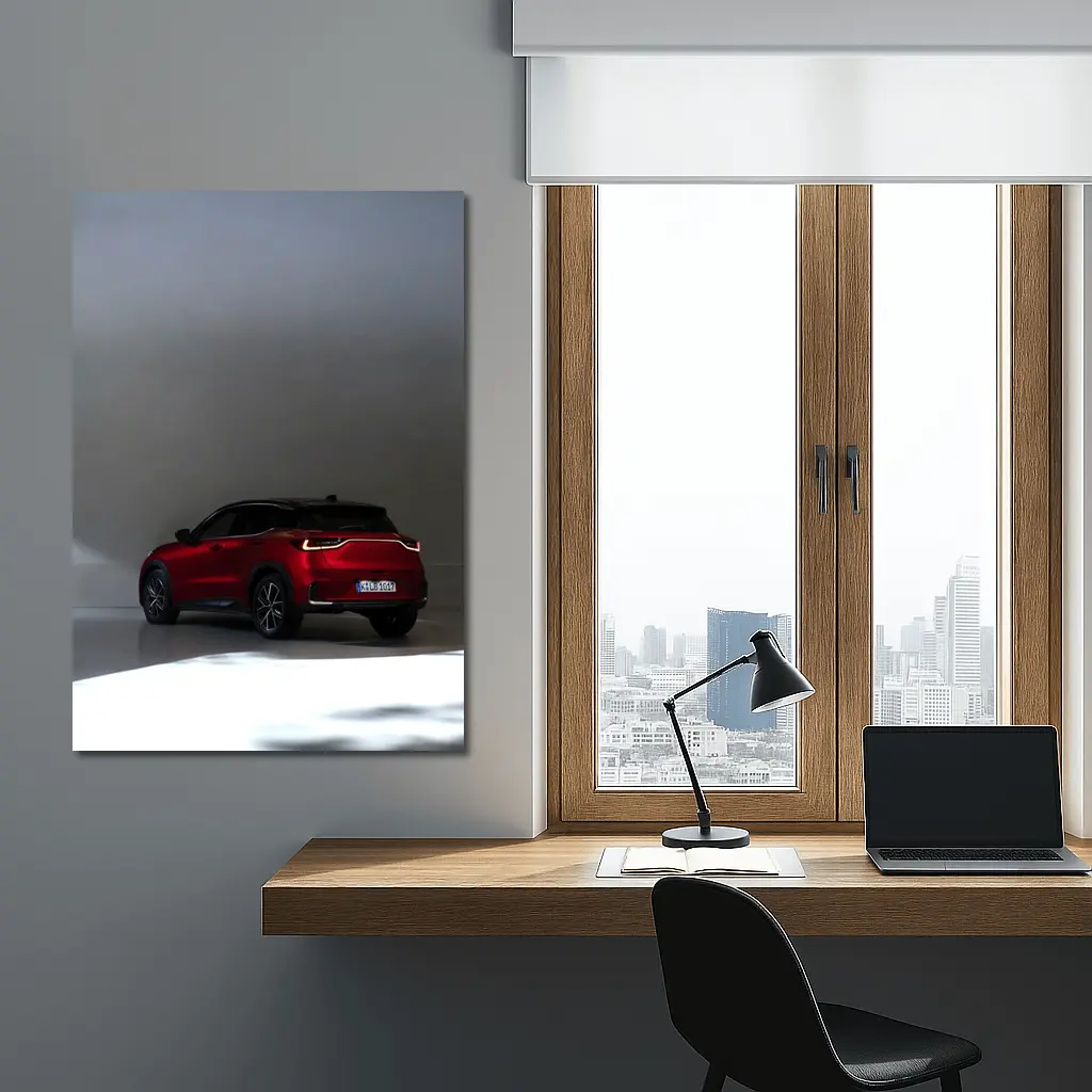 Lexus LBX Red SUV Studio Light – Wall Art